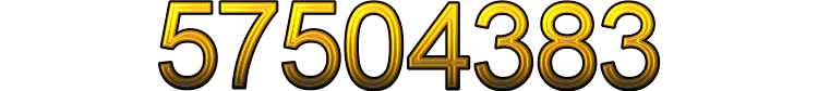 Number 57504383