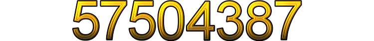 Number 57504387