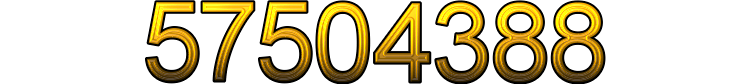 Number 57504388 Number 57504388