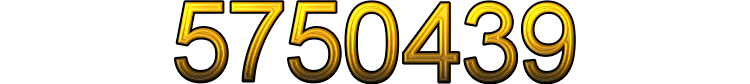 Number 5750439