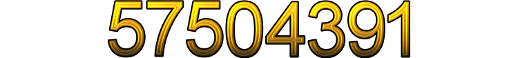 Number 57504391 Number 57504391