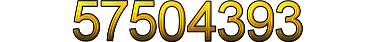 Number 57504393 Number 57504393