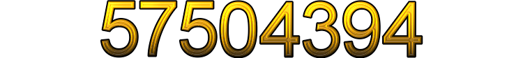 Number 57504394