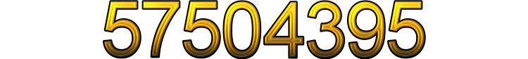 Number 57504395 Number 57504395