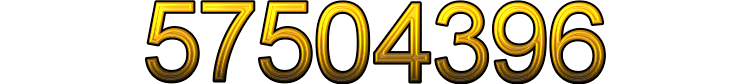 Number 57504396 Number 57504396