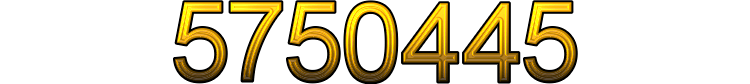 Number 5750445