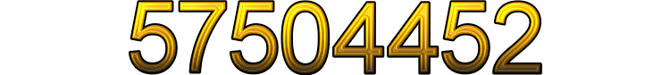 Number 57504452