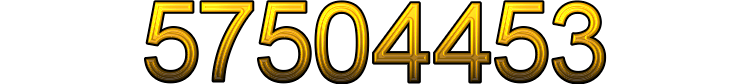 Number 57504453