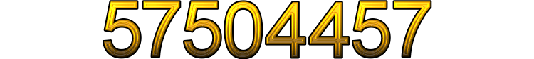 Number 57504457