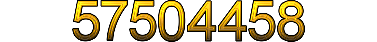 Number 57504458 Number 57504458