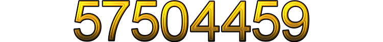 Number 57504459 Number 57504459