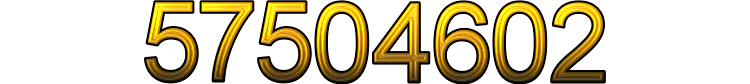 Number 57504602