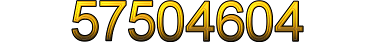 Number 57504604