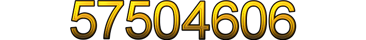 Number 57504606