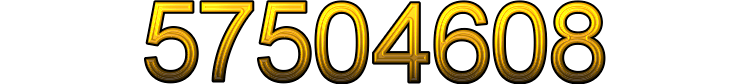 Number 57504608
