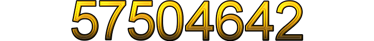 Number 57504642 Number 57504642