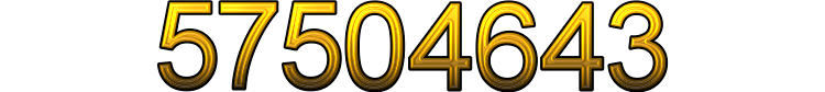 Number 57504643