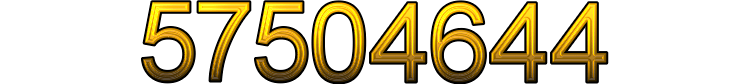 Number 57504644 Number 57504644