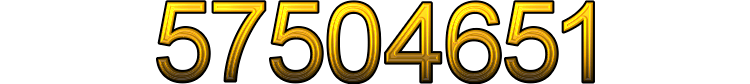 Number 57504651 Number 57504651