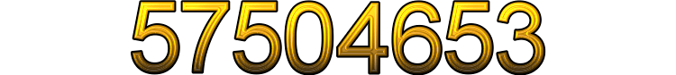 Number 57504653