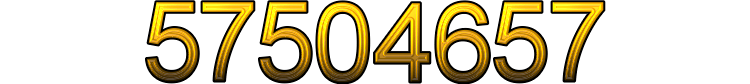 Number 57504657