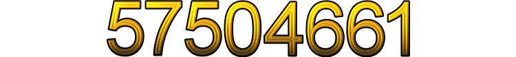 Number 57504661