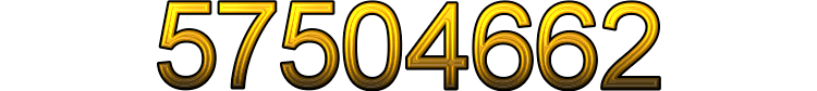 Number 57504662