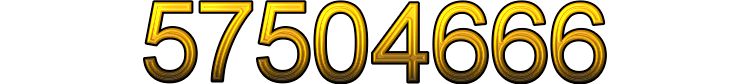 Number 57504666