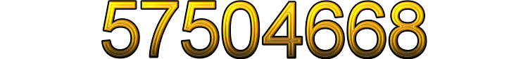Number 57504668