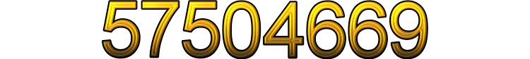 Number 57504669