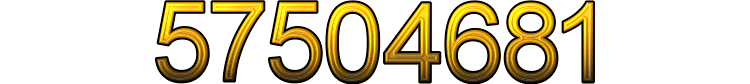 Number 57504681