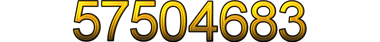 Number 57504683