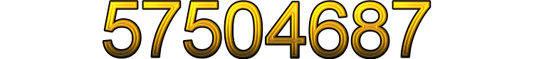 Number 57504687