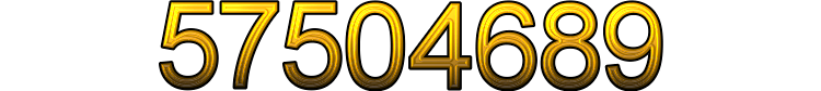 Number 57504689