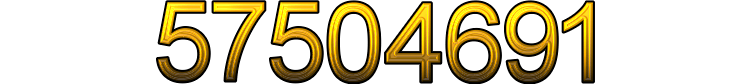 Number 57504691 Number 57504691