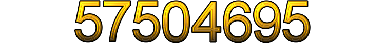 Number 57504695
