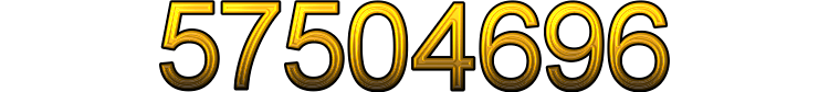 Number 57504696