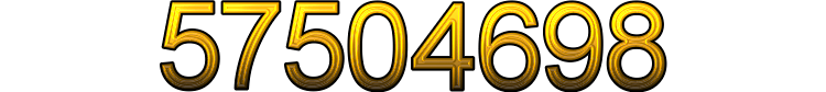 Number 57504698 Number 57504698