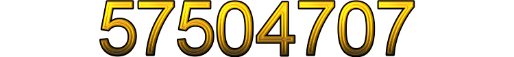Number 57504707