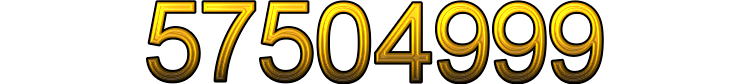 Number 57504999