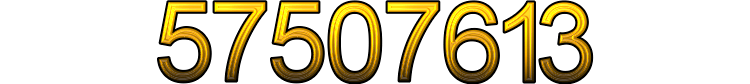 Number 57507613