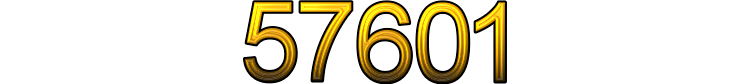 Number 57601