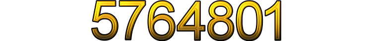 Number 5764801