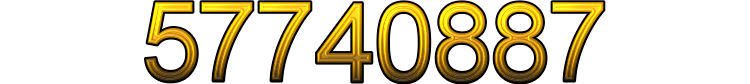 Number 57740887