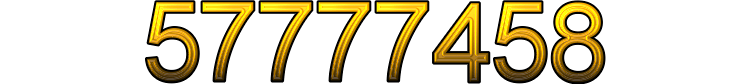 Number 57777458 Number 57777458