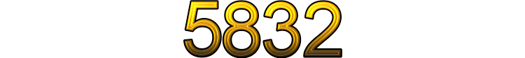 Number 5832