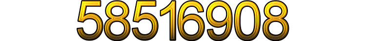 Number 58516908