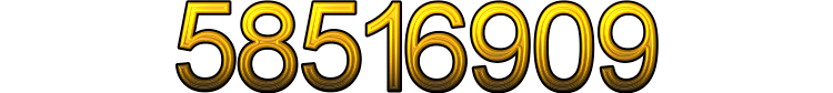 Number 58516909
