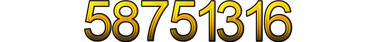 Number 58751316