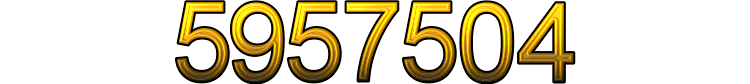 Number 5957504 Number 5957504